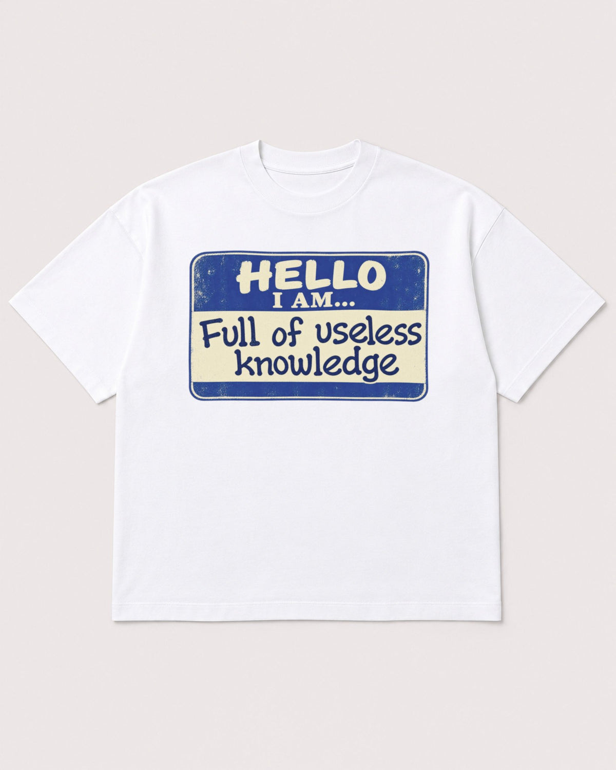 Mockup Boxy Heavyweight Tee White product
