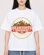 Mockup Boxy Heavyweight Tee White female close-up 01