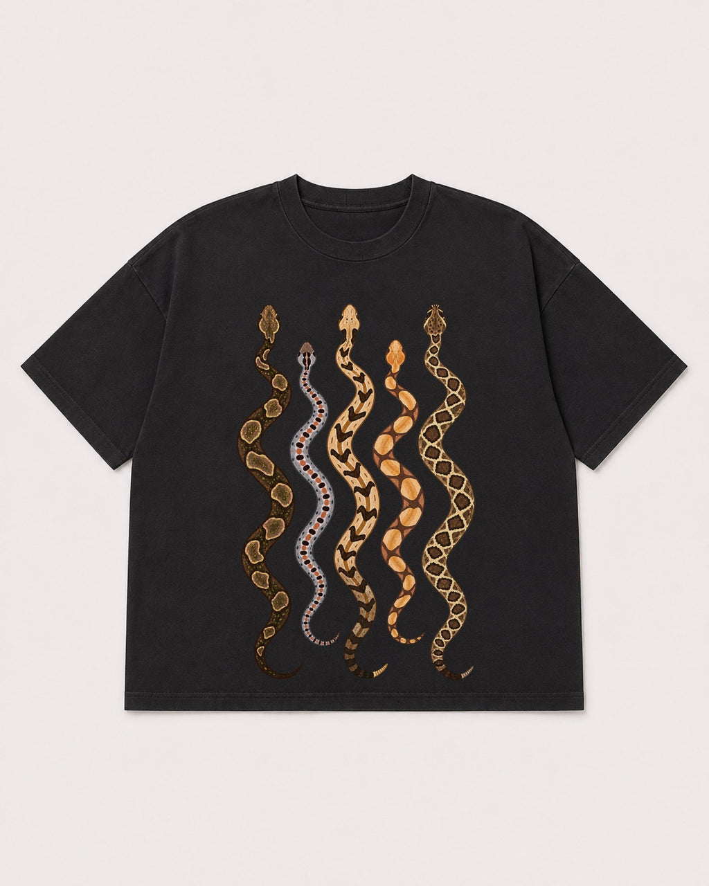 Mockup Boxy Heavyweight Tee Black product