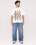 Mockup Boxy Heavyweight Tee White male full-body 02