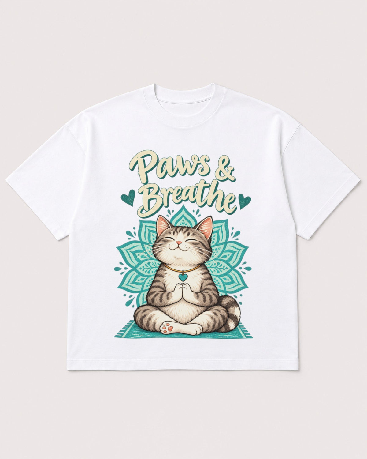 Mockup Boxy Heavyweight Tee White product