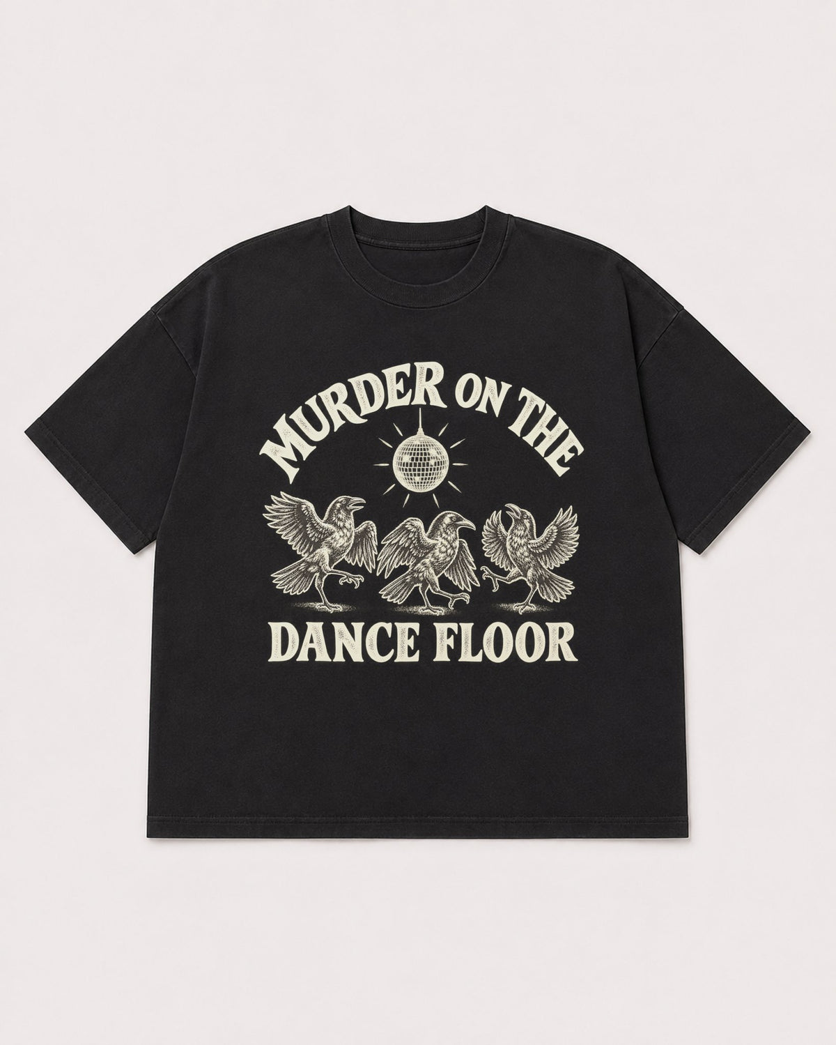 Mockup Boxy Heavyweight Tee Black product