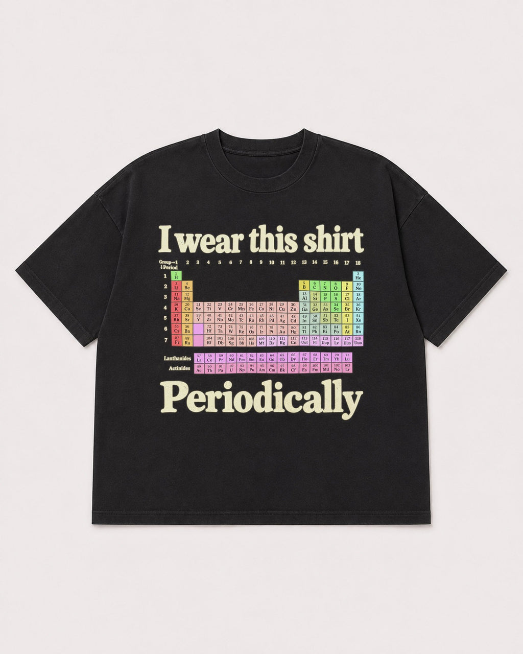 Mockup Boxy Heavyweight Tee Black product