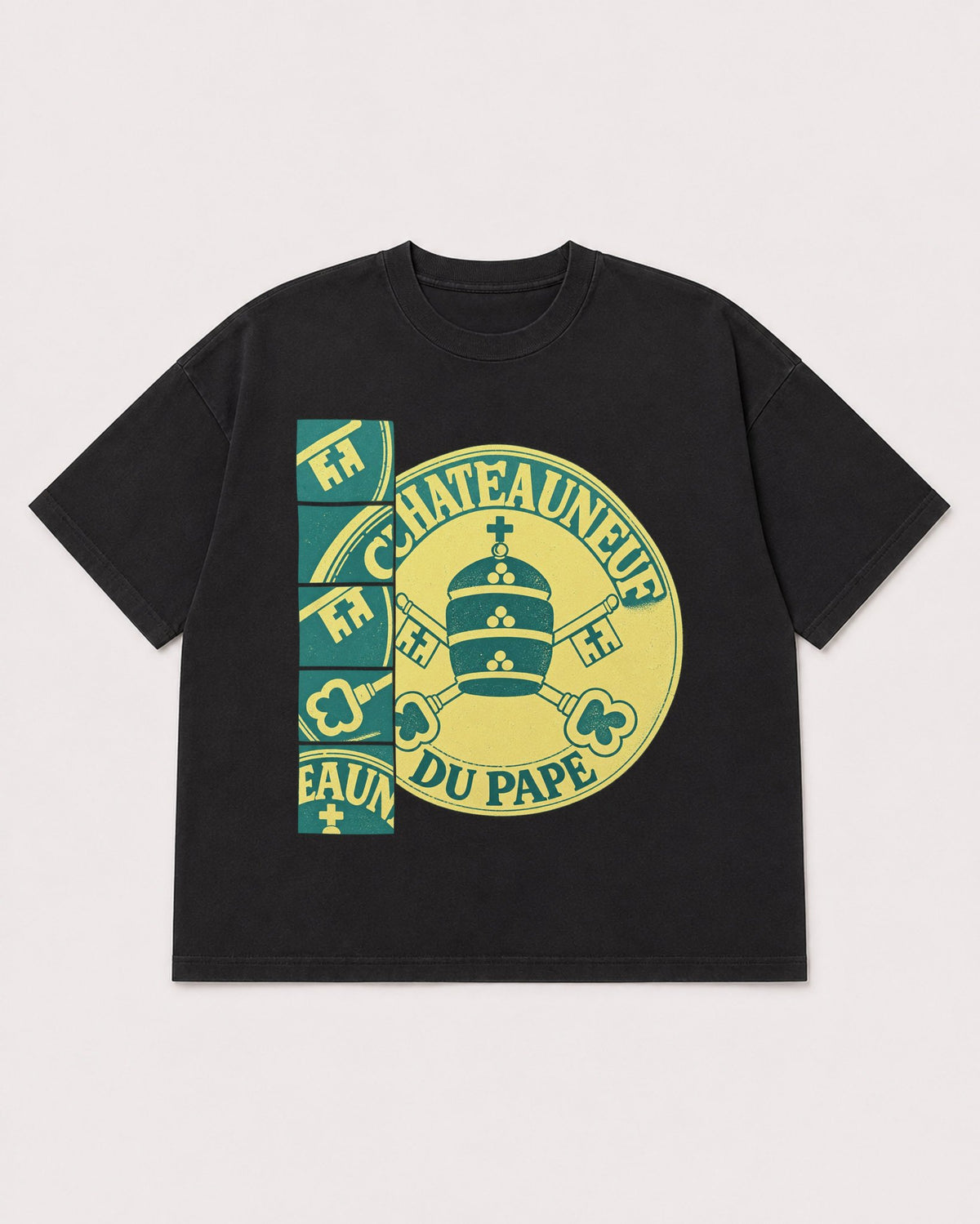 Mockup Boxy Heavyweight Tee Black product