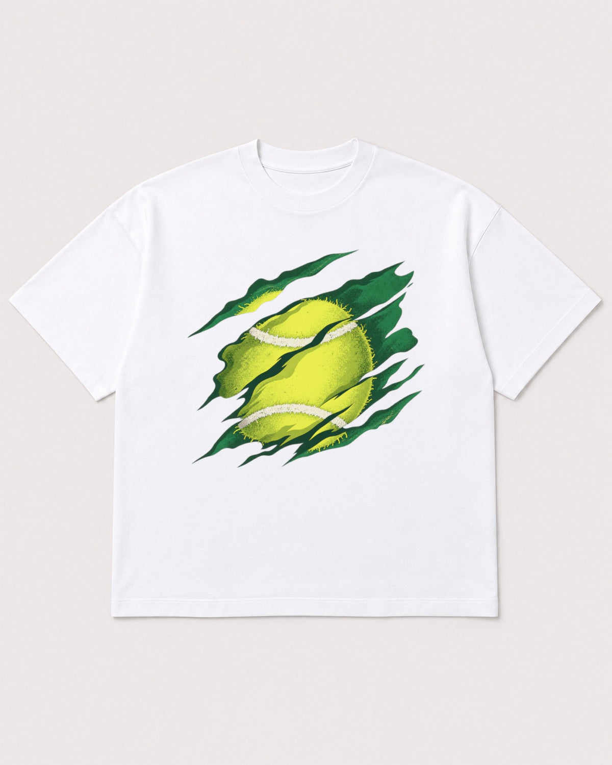 Mockup Boxy Heavyweight Tee White product