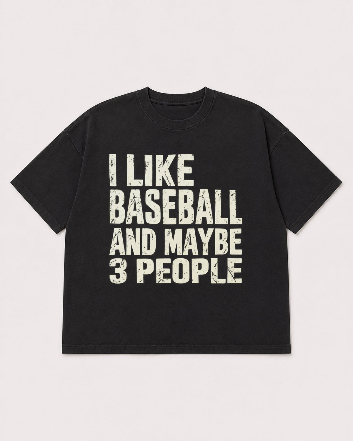 Mockup Boxy Heavyweight Tee Black product