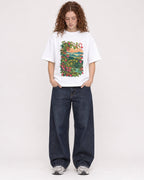 Mockup Boxy Heavyweight Tee White female full-body 09