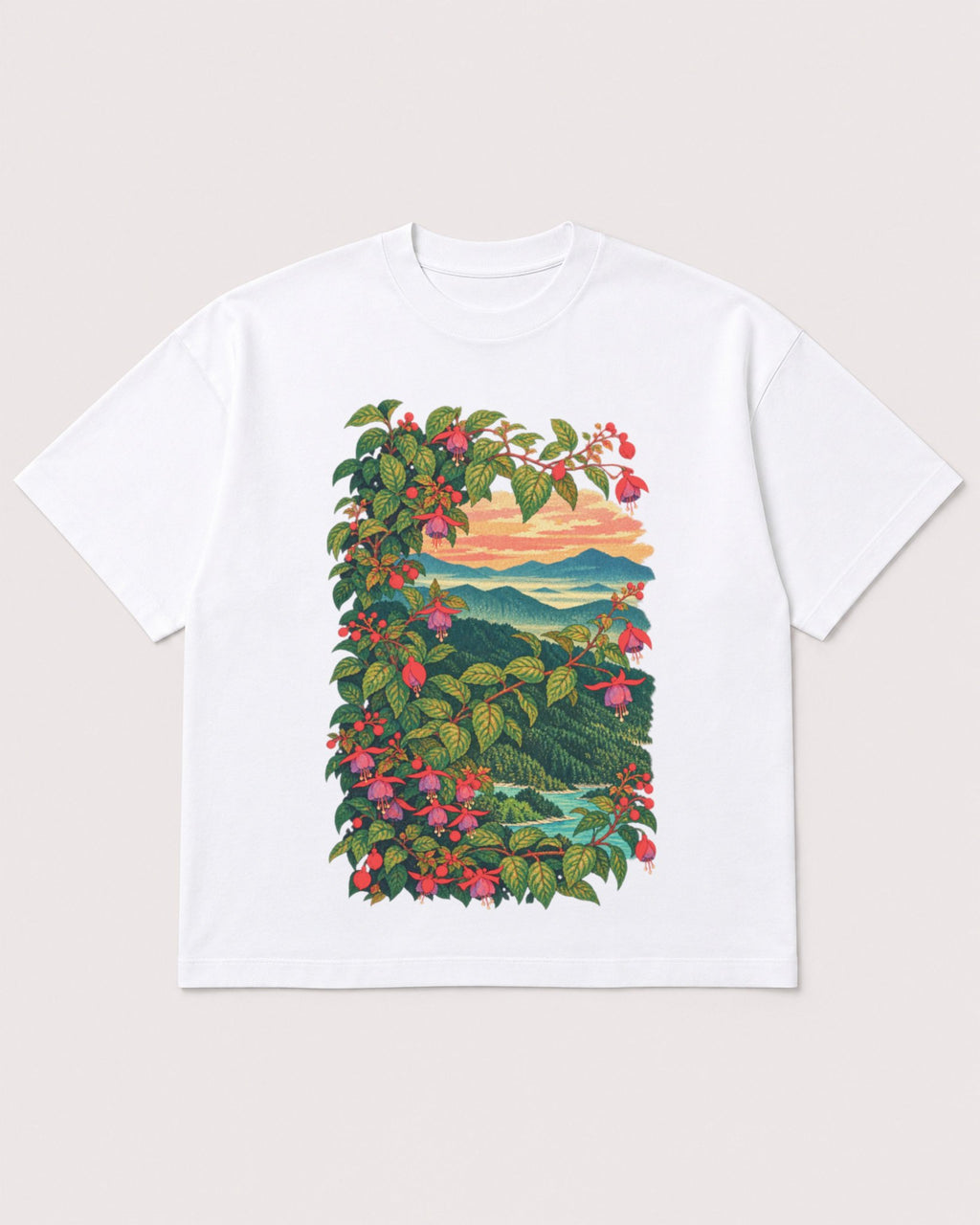Mockup Boxy Heavyweight Tee White product