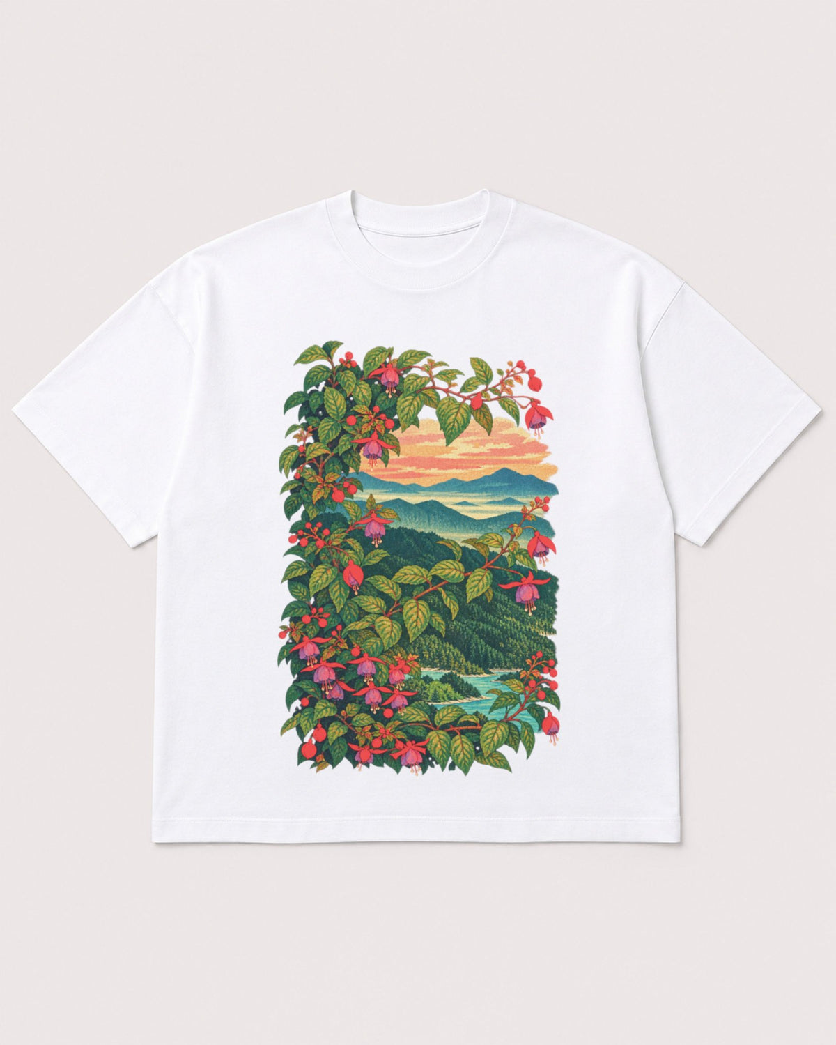 Mockup Boxy Heavyweight Tee White product