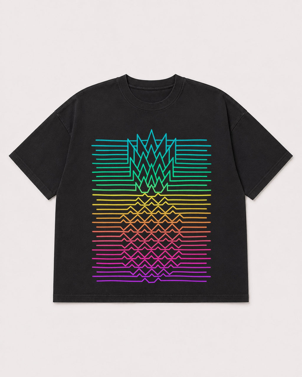 Mockup Boxy Heavyweight Tee Black product