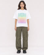Mockup Boxy Heavyweight Tee White female full-body 02