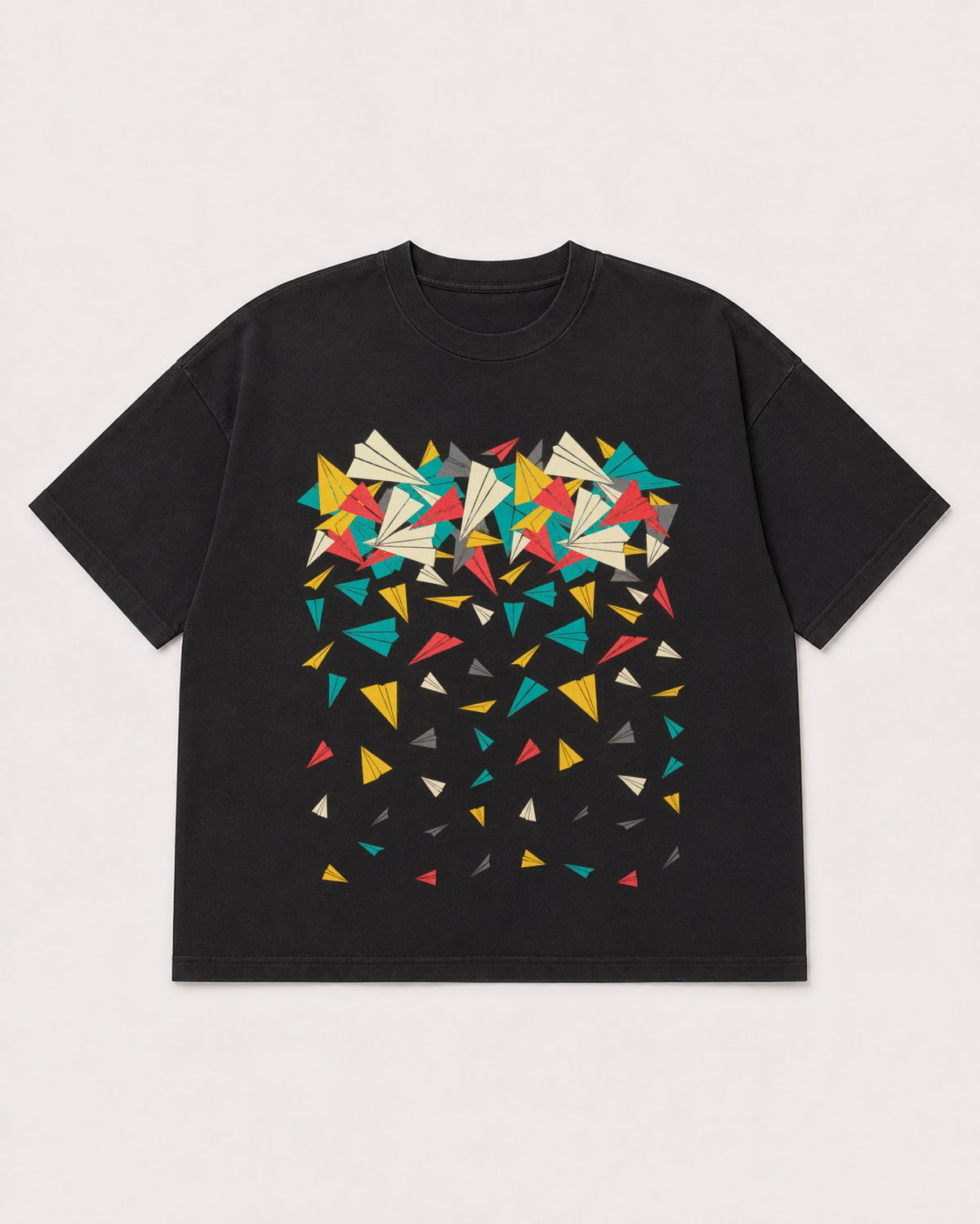 Mockup Boxy Heavyweight Tee Black product
