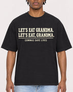 Mockup Boxy Heavyweight Tee Black male close-up 05