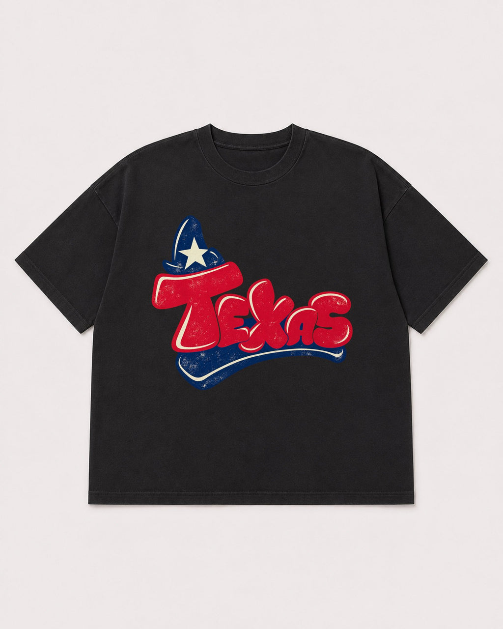 Mockup Boxy Heavyweight Tee Black product