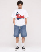 Mockup Boxy Heavyweight Tee White male full-body 03