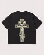 Mockup Boxy Heavyweight Tee Black product