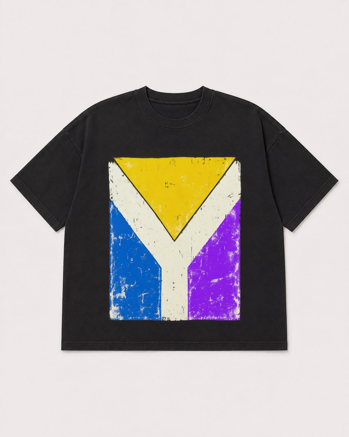 Mockup Boxy Heavyweight Tee Black product