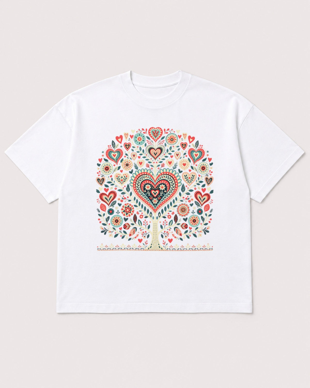 Mockup Boxy Heavyweight Tee White product