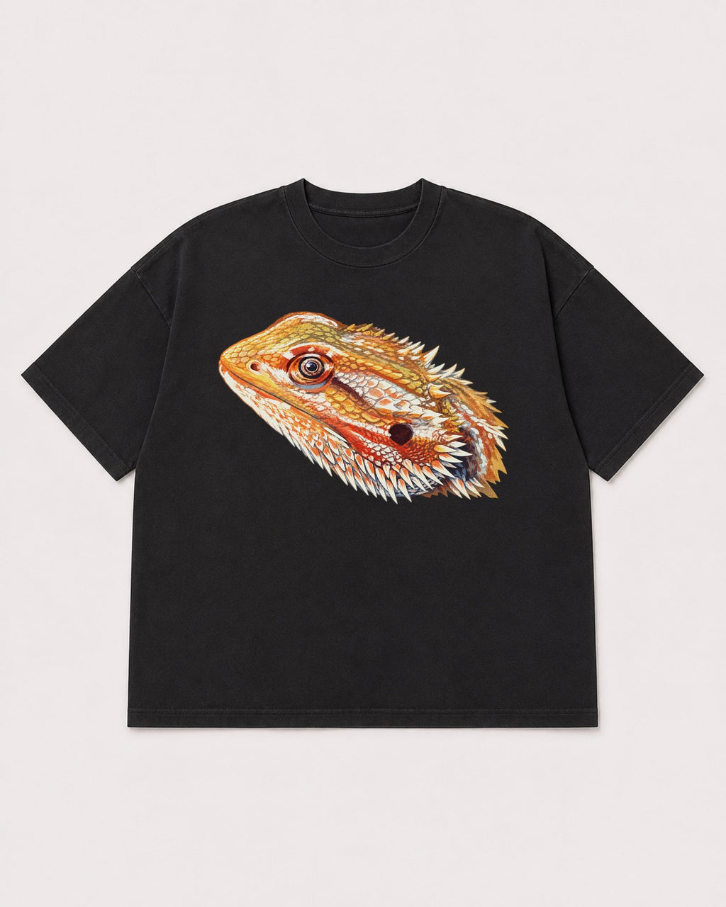 Mockup Boxy Heavyweight Tee Black product