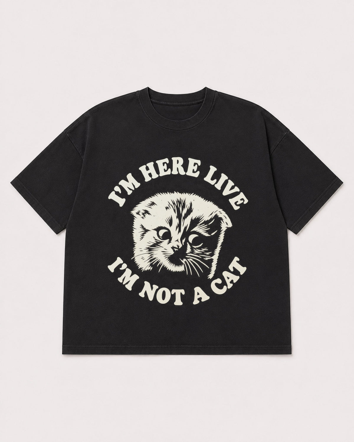 Mockup Boxy Heavyweight Tee Black product
