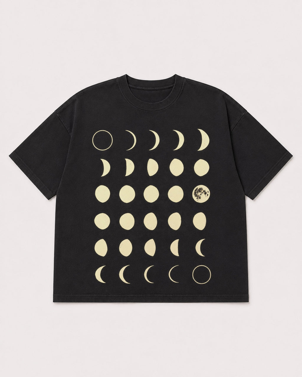 Mockup Boxy Heavyweight Tee Black product
