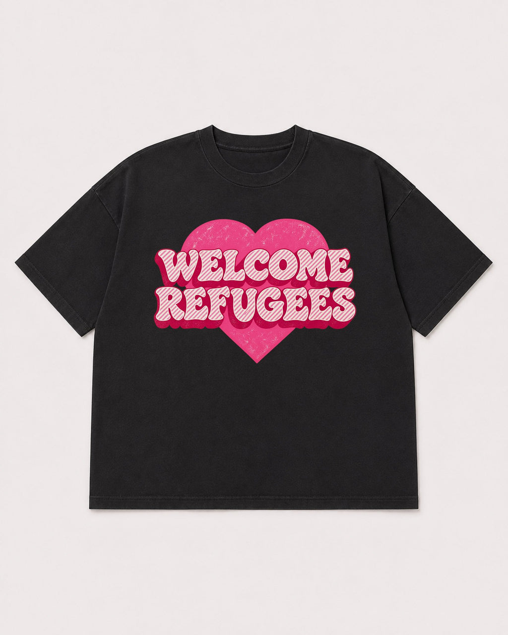 Mockup Boxy Heavyweight Tee Black product