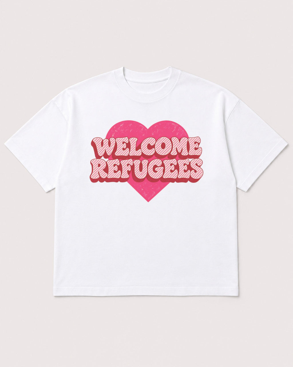 Mockup Boxy Heavyweight Tee White product
