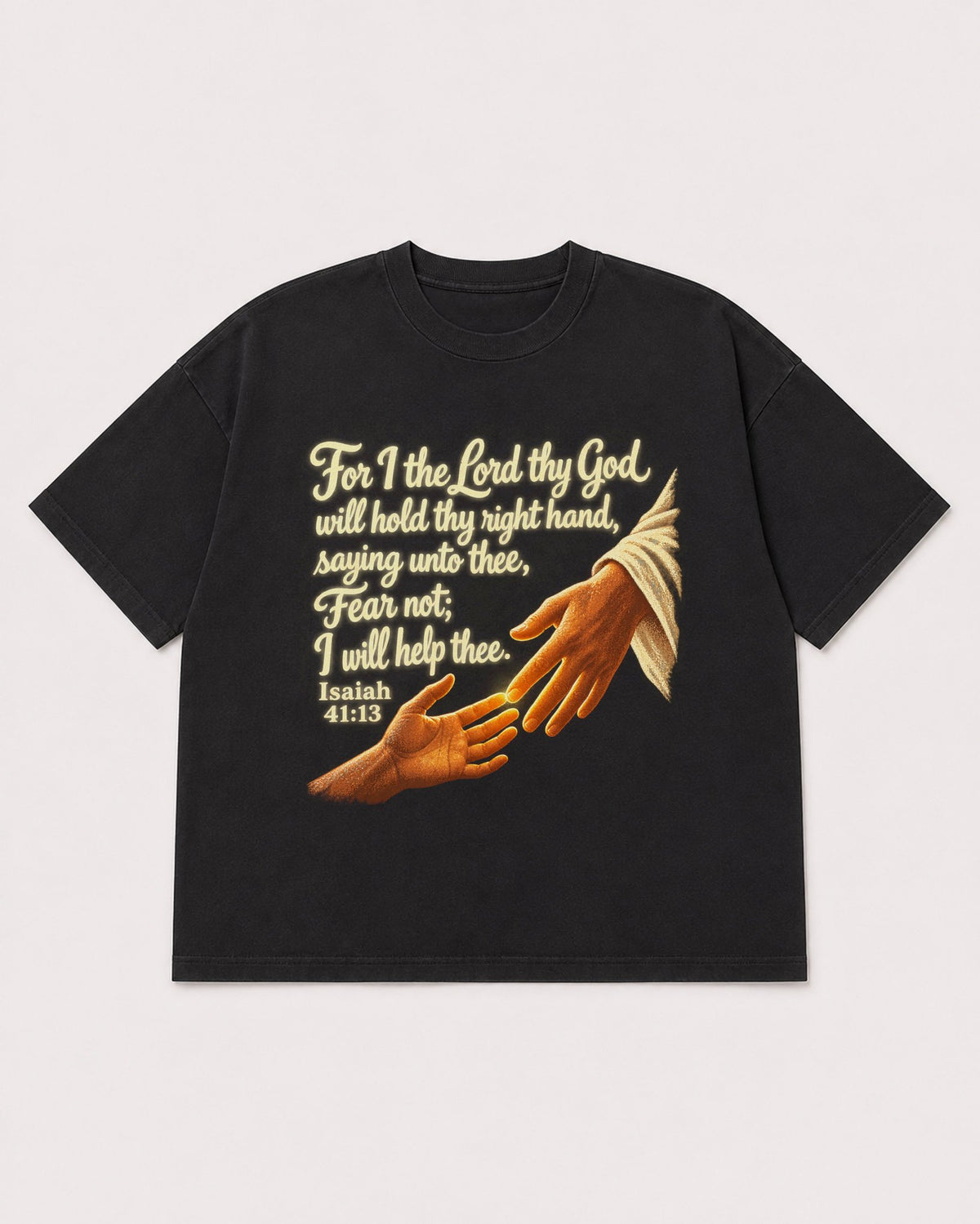 Mockup Boxy Heavyweight Tee Black product