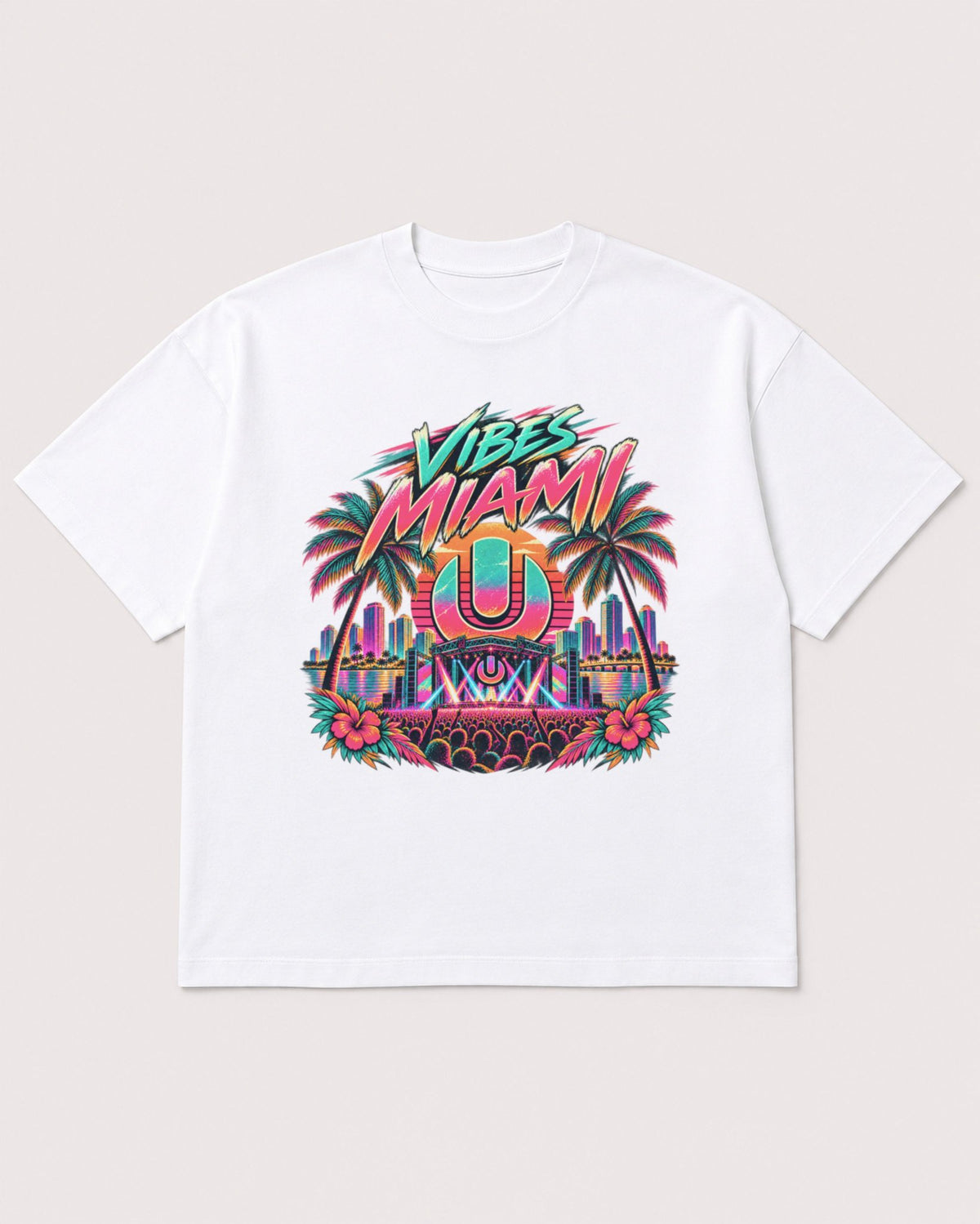 Mockup Boxy Heavyweight Tee White product