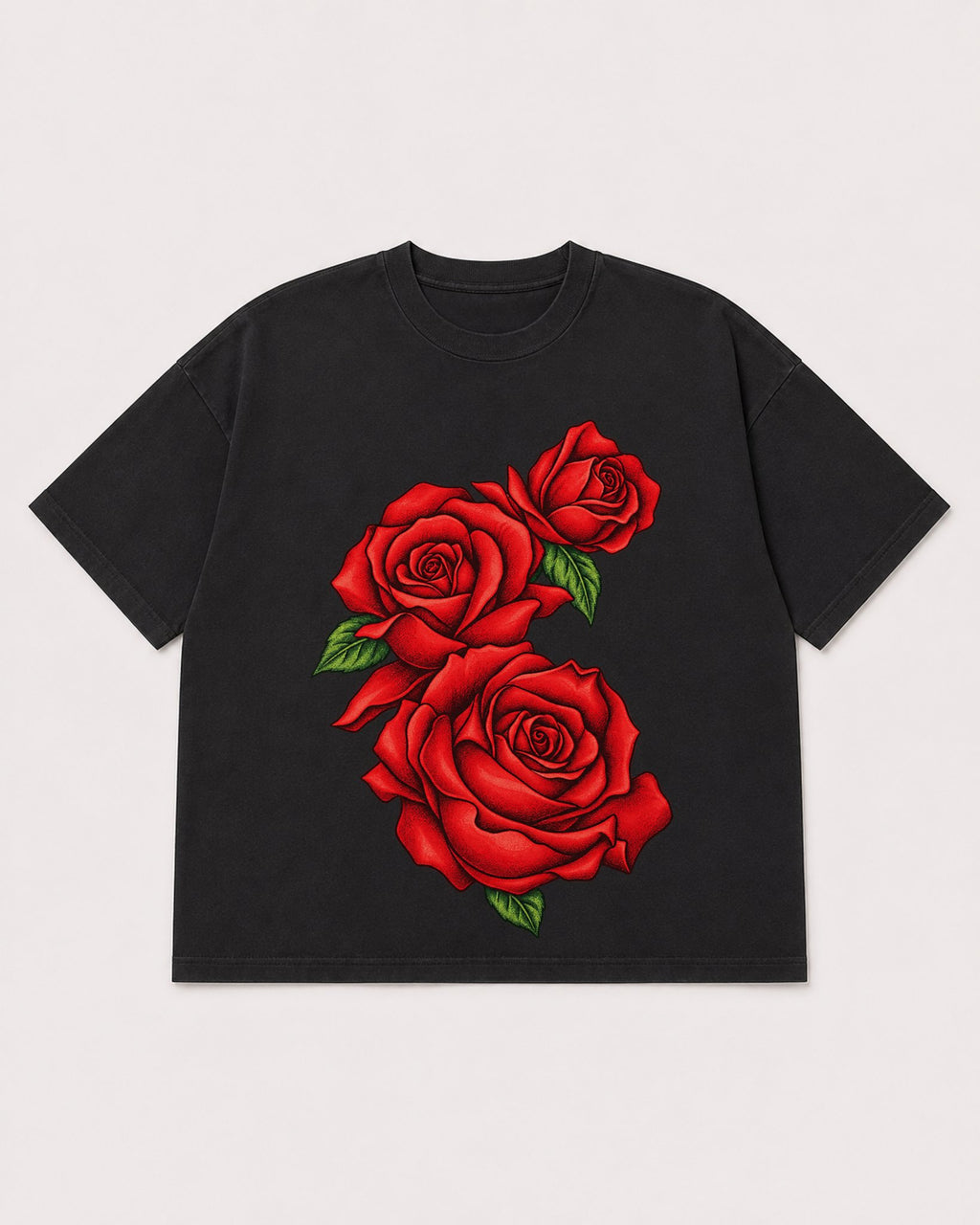 Mockup Boxy Heavyweight Tee Black product