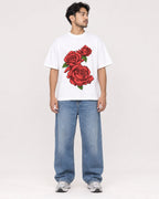 Mockup Boxy Heavyweight Tee White male full-body 02