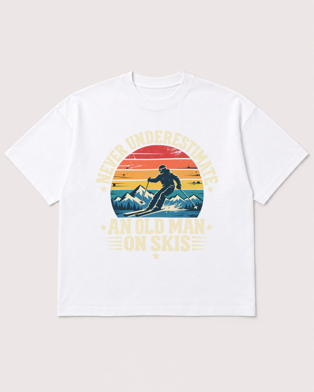 Mockup Boxy Heavyweight Tee White product