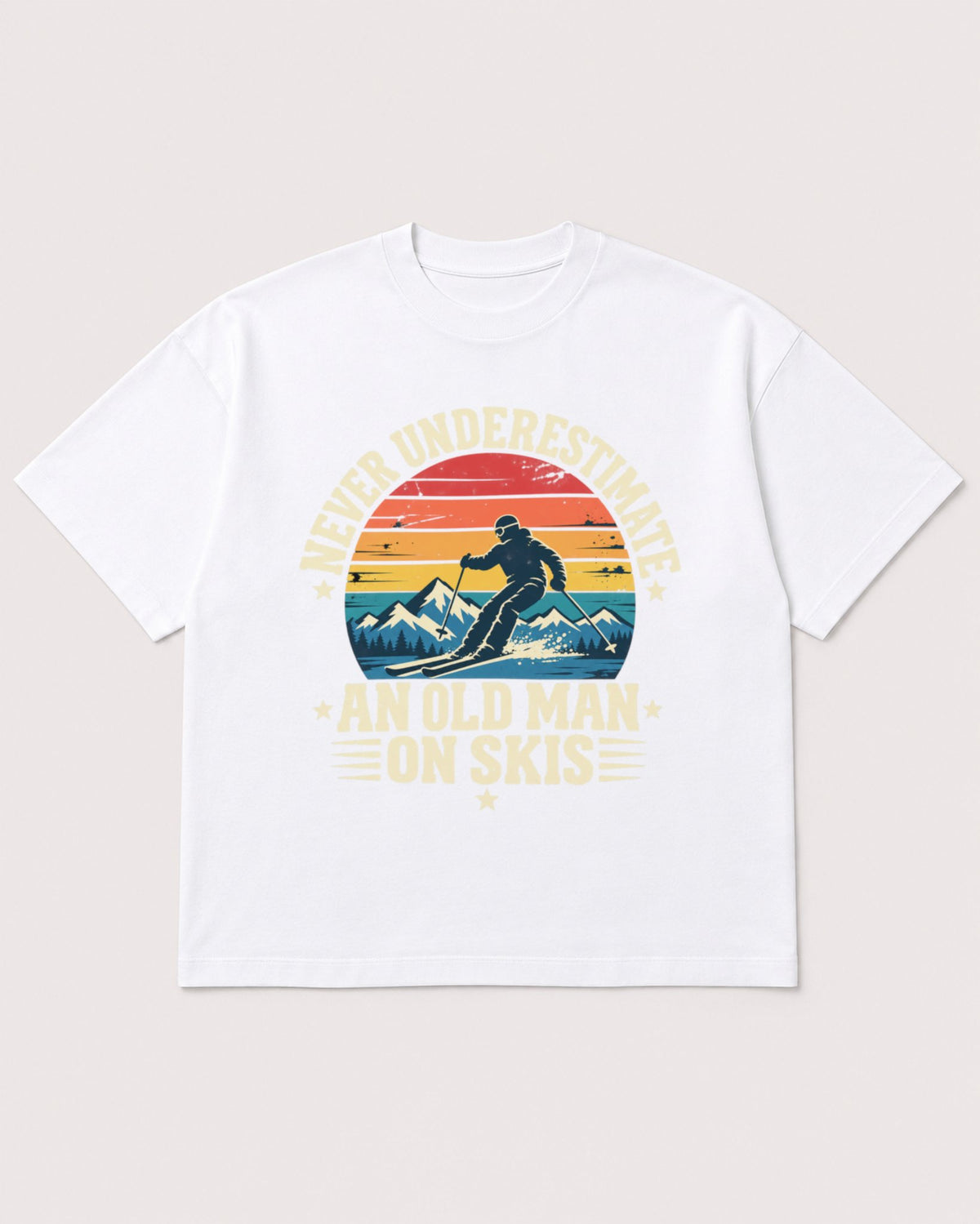 Mockup Boxy Heavyweight Tee White product