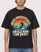 Mockup Boxy Heavyweight Tee Black male close-up 06
