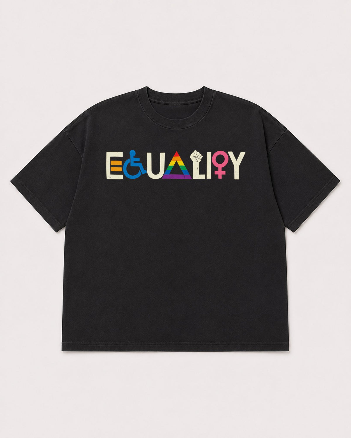 Mockup Boxy Heavyweight Tee Black product