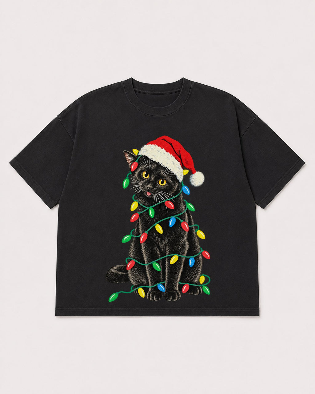 Mockup Boxy Heavyweight Tee Black product
