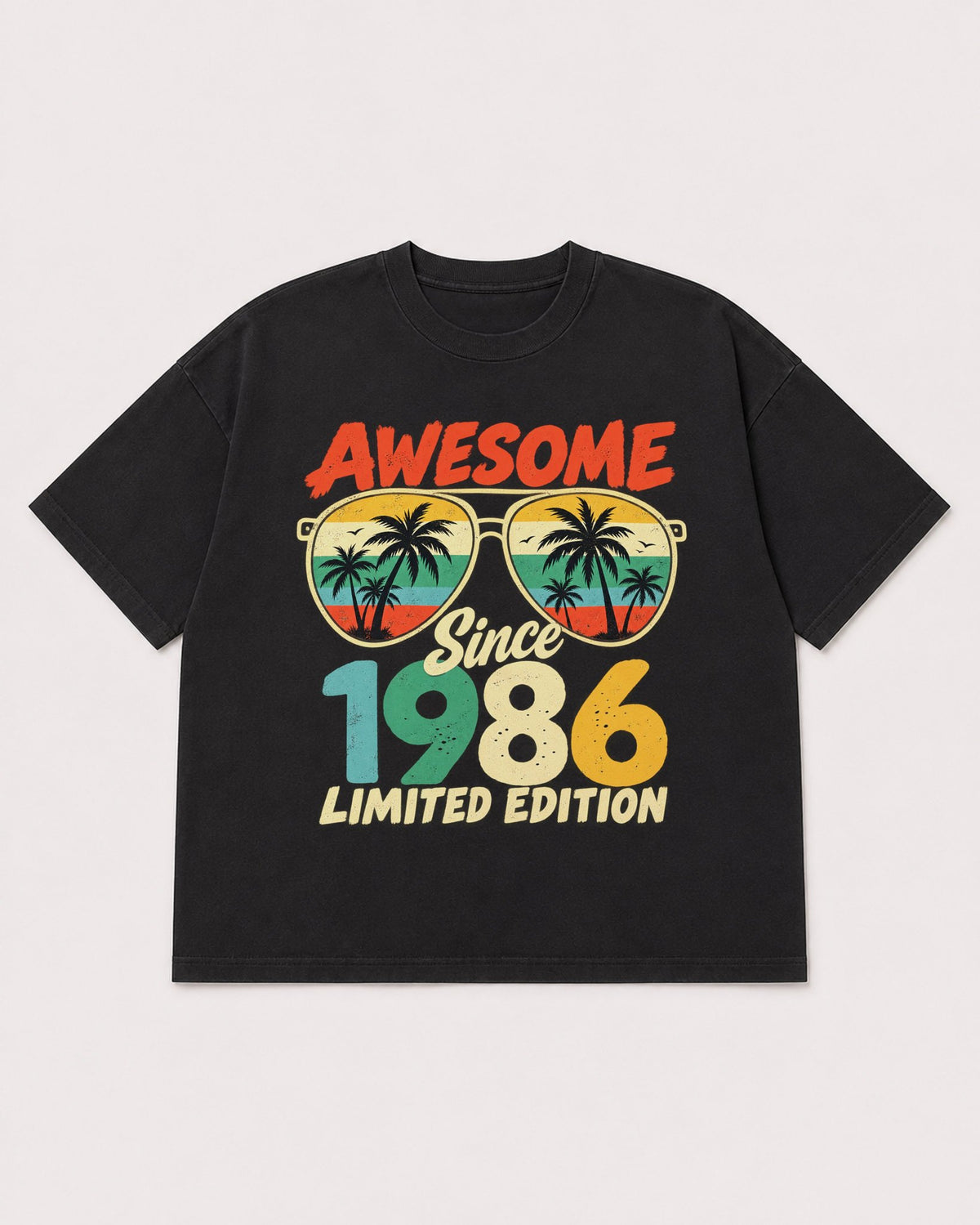 Mockup Boxy Heavyweight Tee Black product