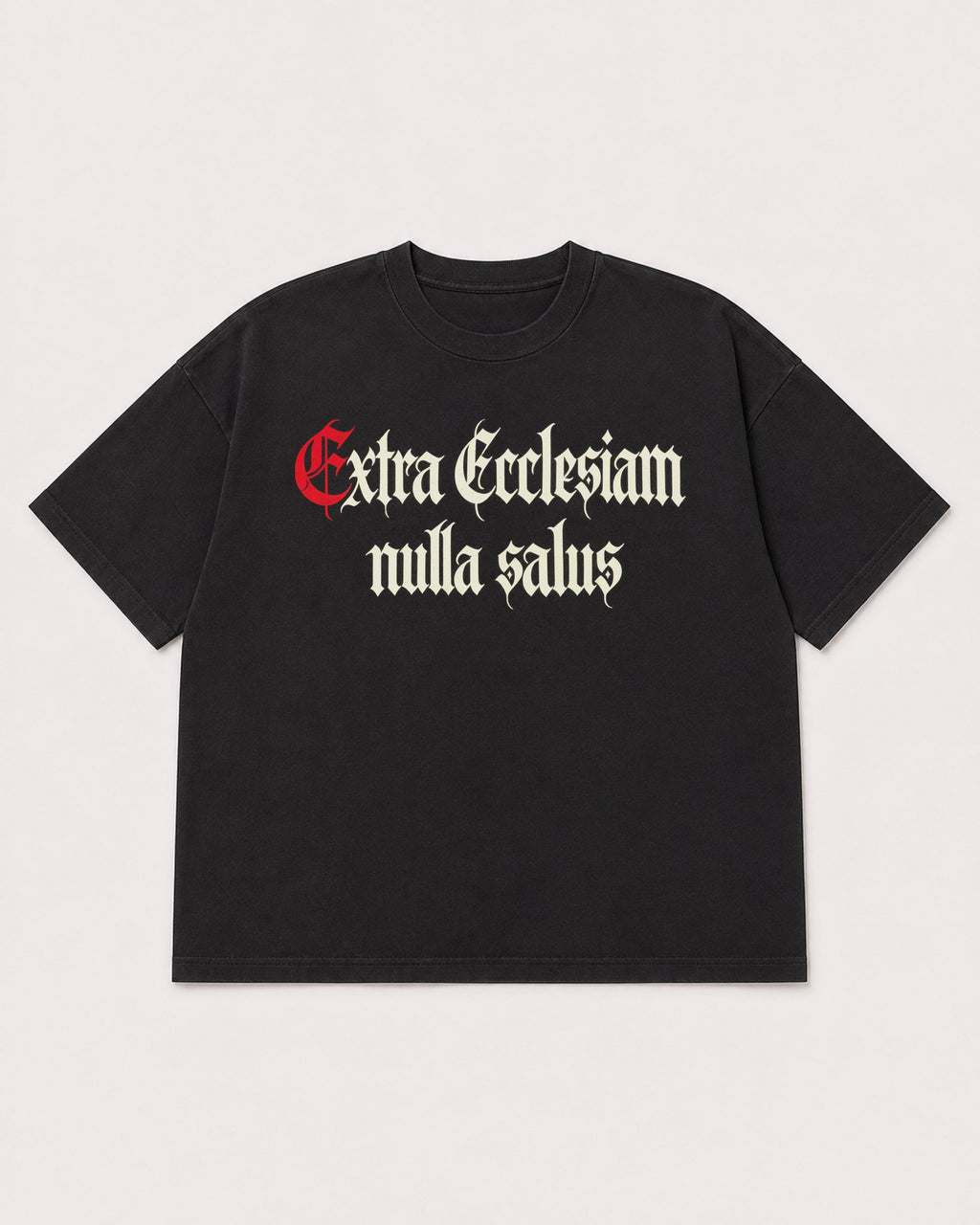 Mockup Boxy Heavyweight Tee Black product