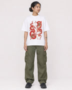 Mockup Boxy Heavyweight Tee White female full-body 12
