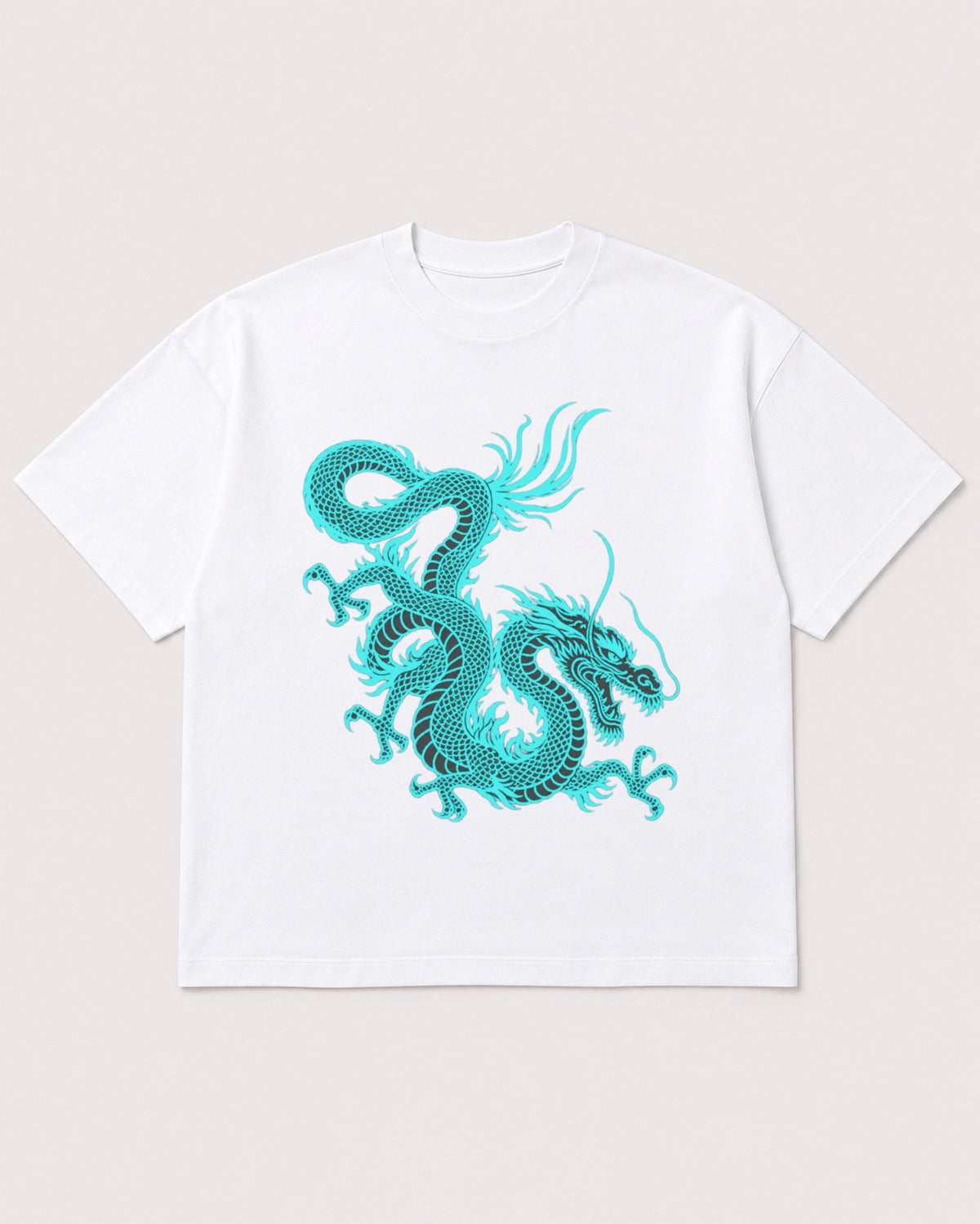 Mockup Boxy Heavyweight Tee White product