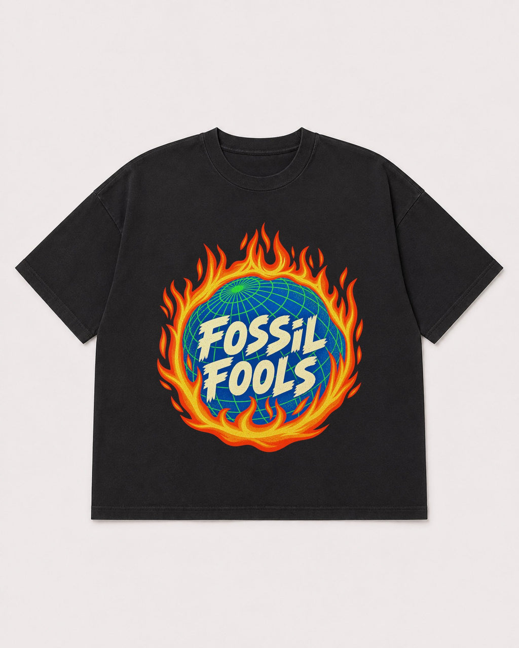 Mockup Boxy Heavyweight Tee Black product