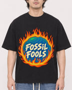 Mockup Boxy Heavyweight Tee Black male close-up 03