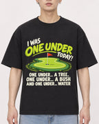 Mockup Boxy Heavyweight Tee Black male close-up 01
