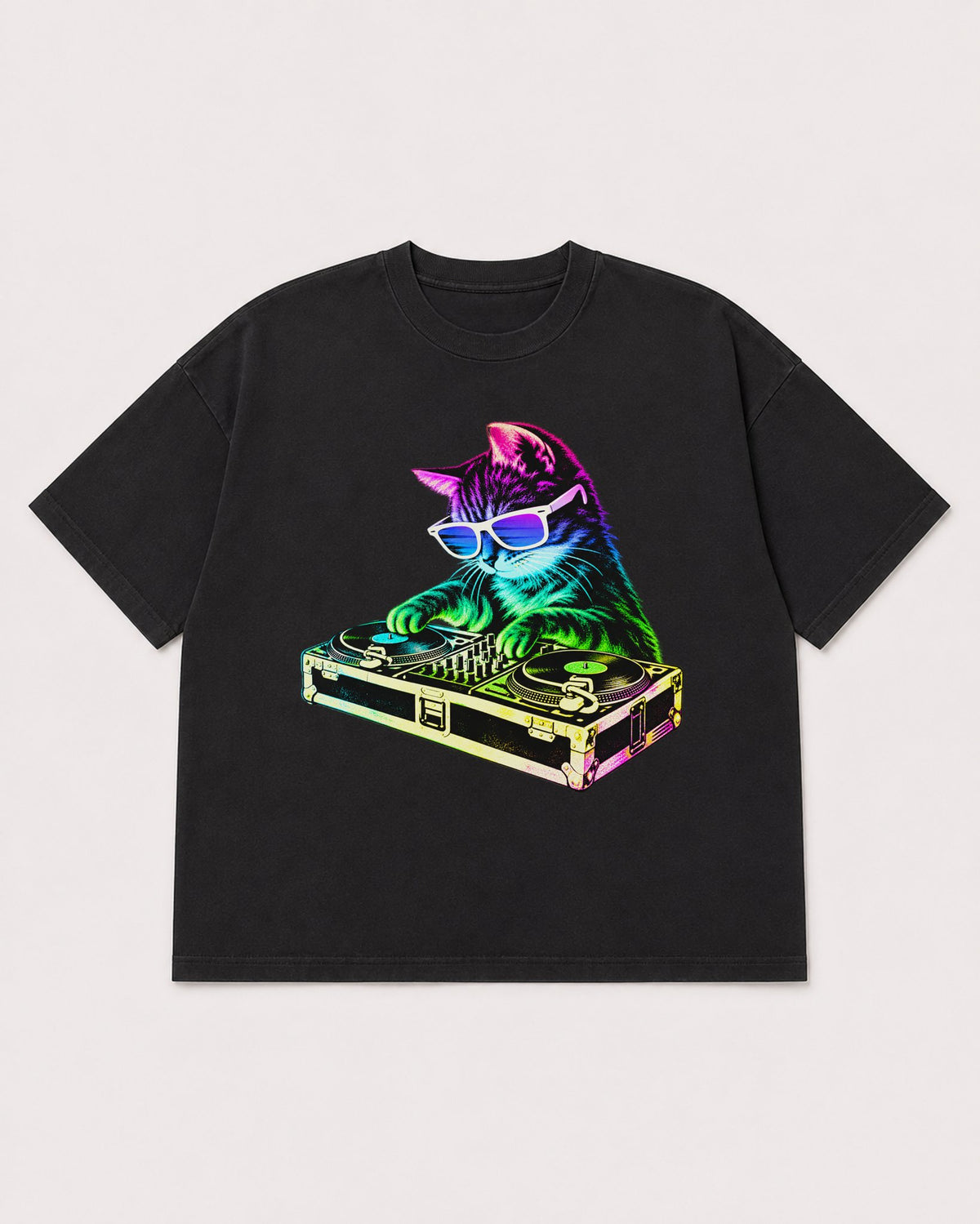 Mockup Boxy Heavyweight Tee Black product