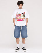 Mockup Boxy Heavyweight Tee White male full-body 03