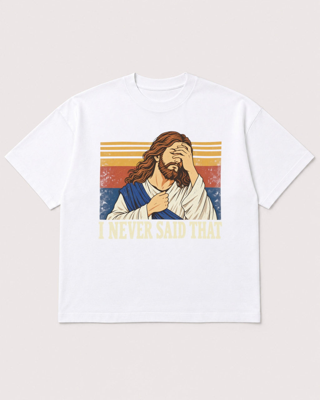 Mockup Boxy Heavyweight Tee White product