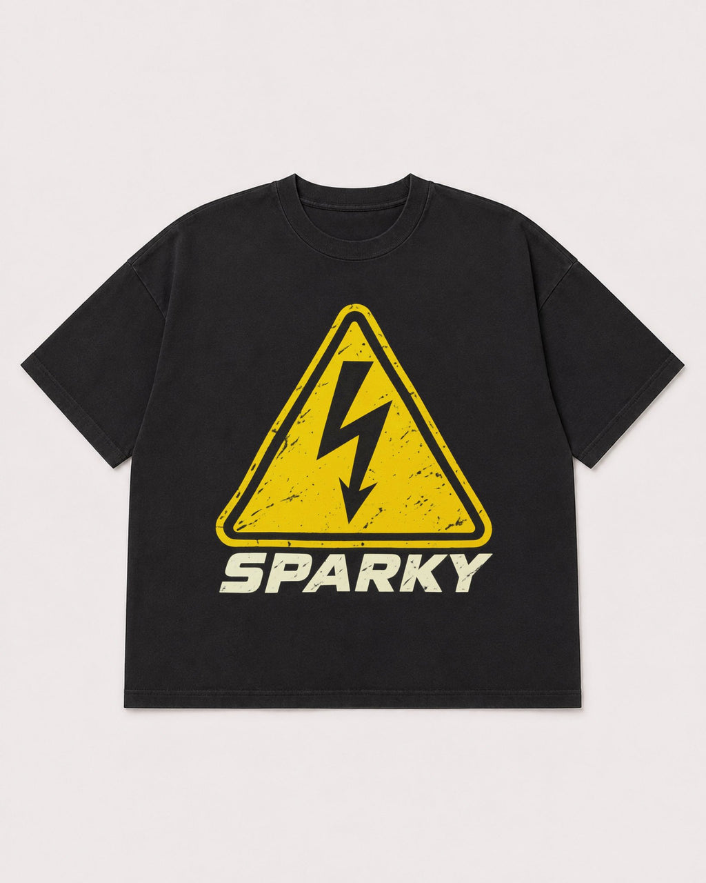 Mockup Boxy Heavyweight Tee Black product