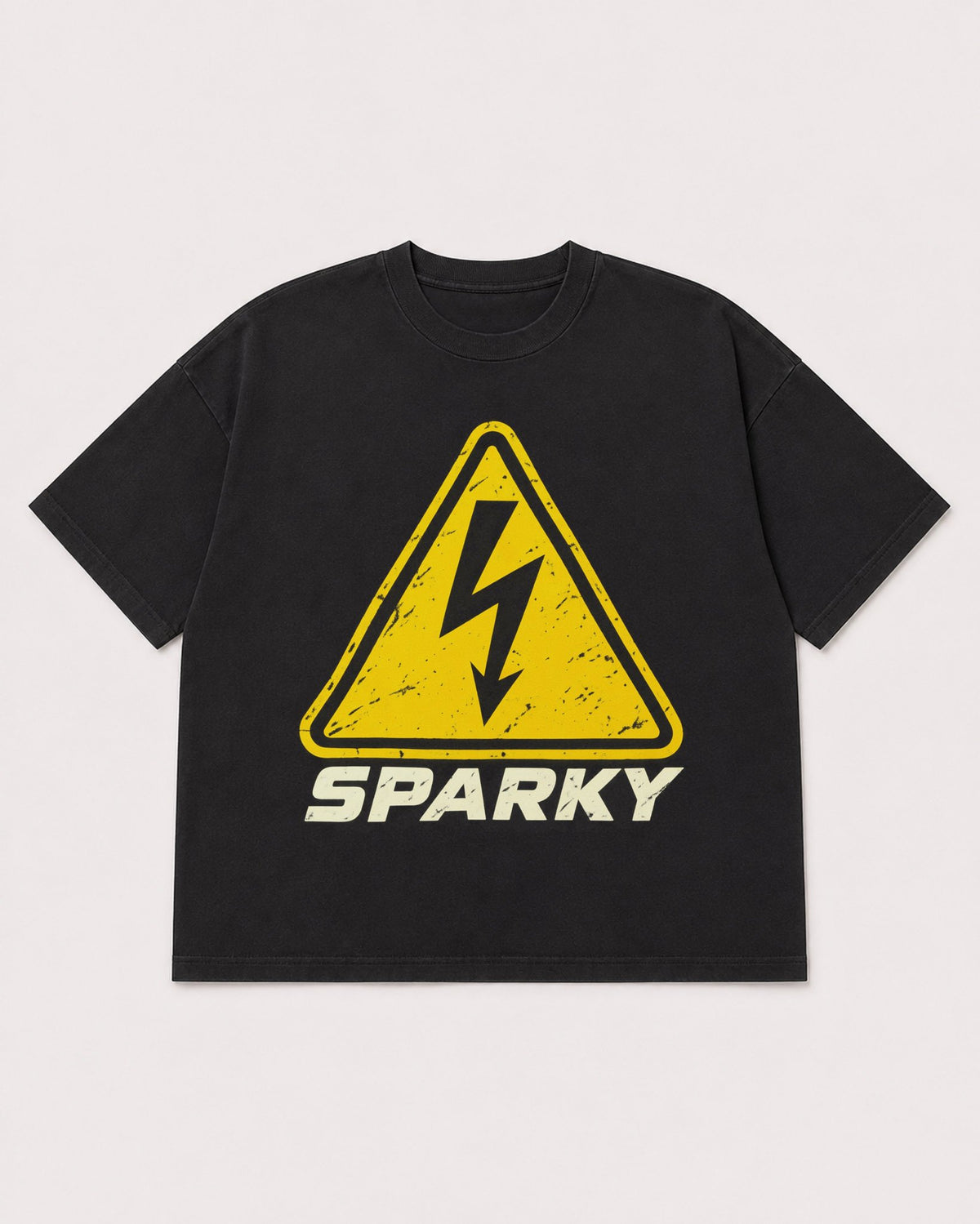 Mockup Boxy Heavyweight Tee Black product