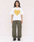 Mockup Boxy Heavyweight Tee White female full-body 02