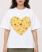 Mockup Boxy Heavyweight Tee White female close-up 02